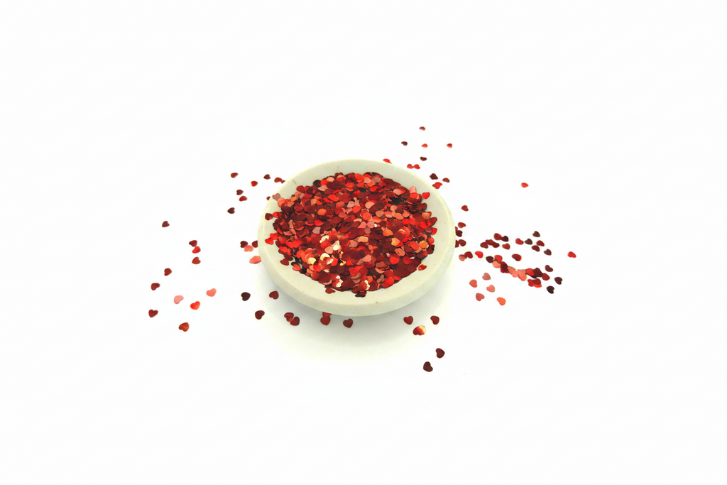 Tiny Closed Heart Confetti | Multiple Colors
